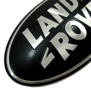 Range Rover P38 Front Grille Badge - BLACK & SILVER  Preview